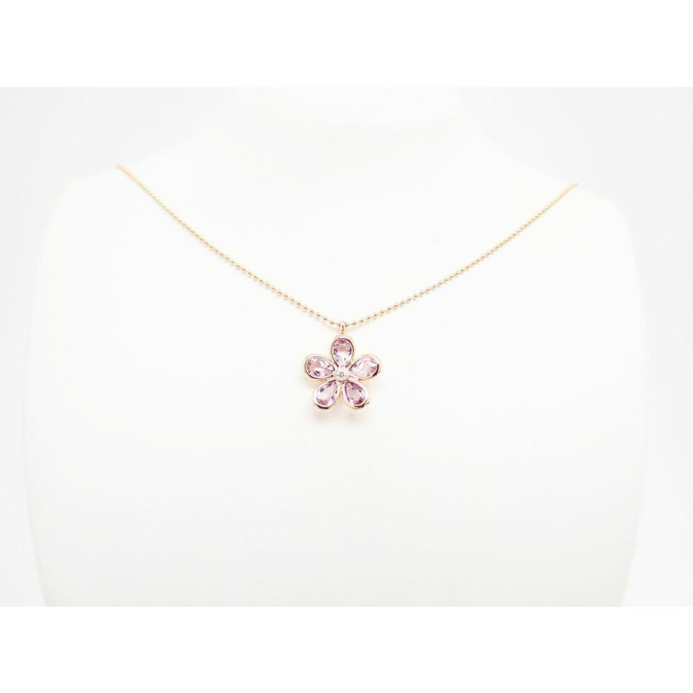 Tiffany Diamond Amethyst Garden Flower Pendant Necklace
